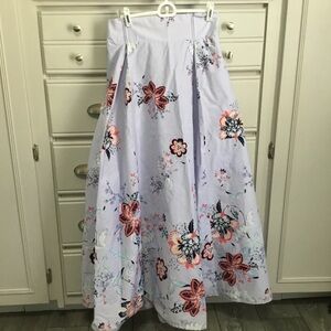 Floral CottageCore Full Maxi Skirt from 7th Avenue Design Studio size L